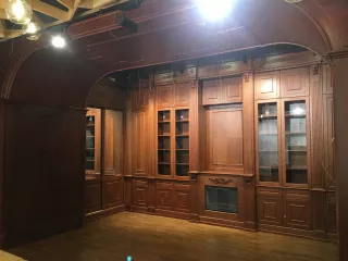 Классический кабинет из массива дуба