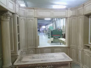 Процесс изготовления классического кабинета